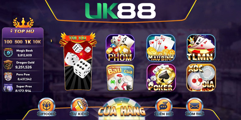 Tính năng nổi bật của sân chơi game bài Sin88